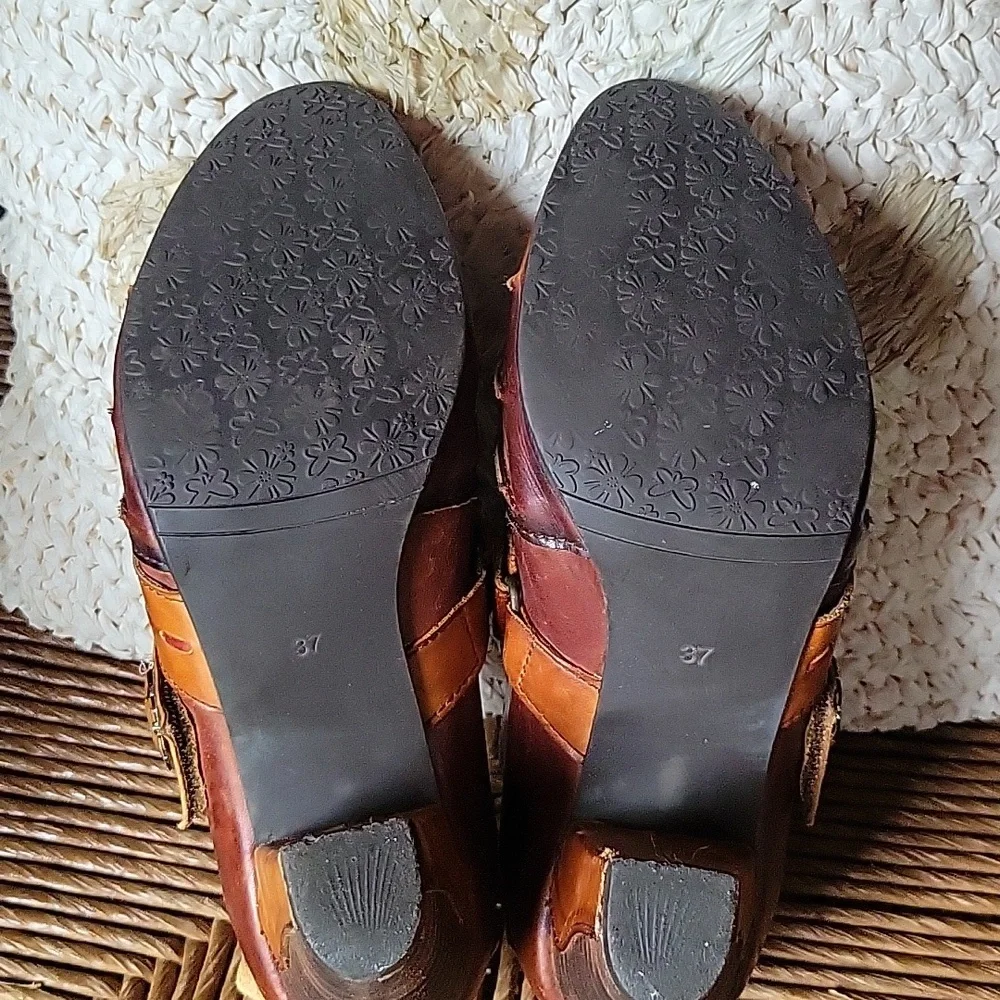 Spring Step, Wonderous, Artsy Boho Whimsy Bootie, size 37 EU, 7 US